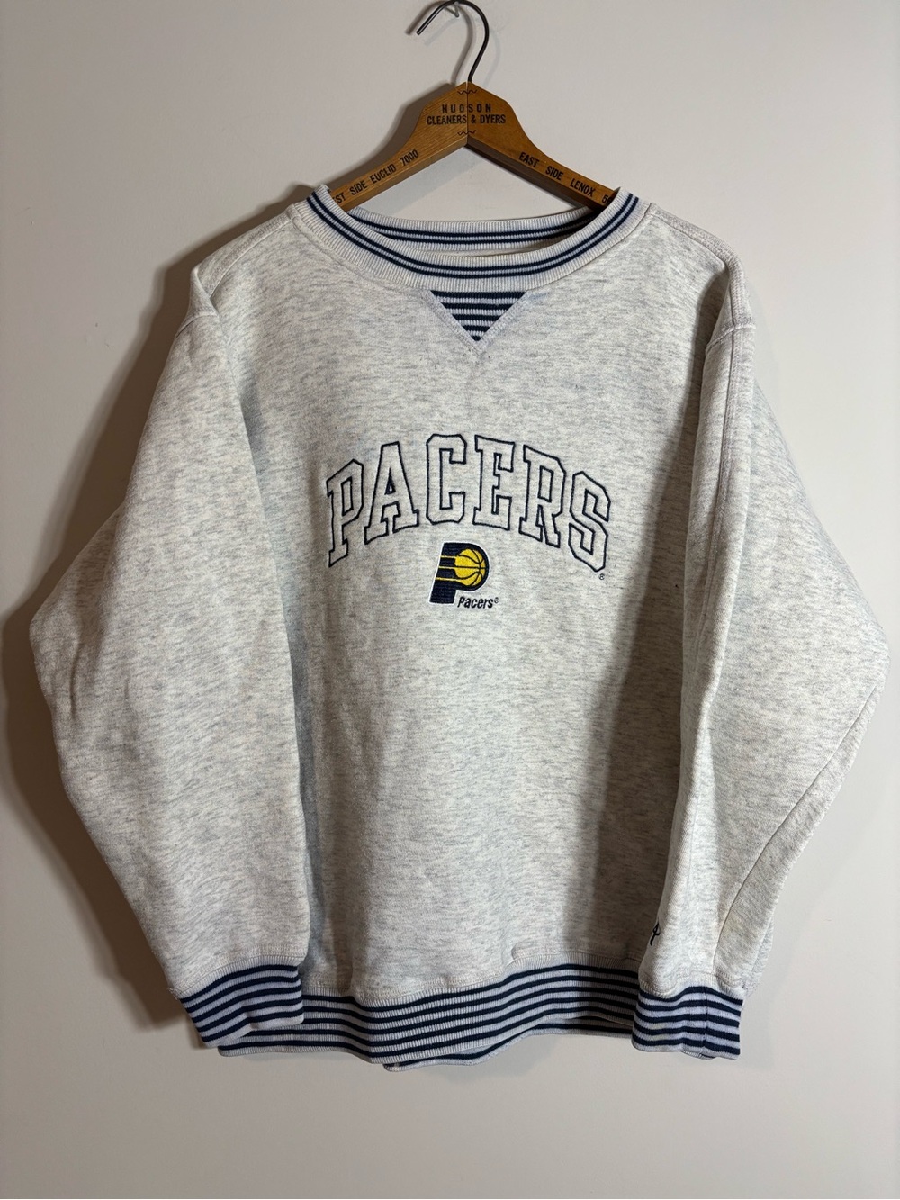 Vintage Indiana Pacers Logo Athletic NBA Crewneck Sweatshirt